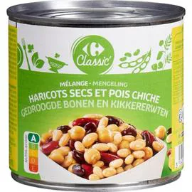 Mélange haricots secs et pois chiches (260g)