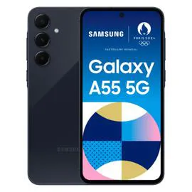 Smartphone Galaxy A55 5G 128 Go Bleu nuit (l'unité)