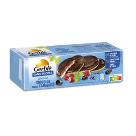 Biscuits génoise chocolat framboise sans sucres (140g)