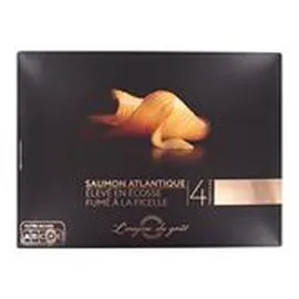 L'ORIGINE DU GOÛT Saumon fumé Ecosse - x4 140g