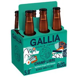 Bière blonde non-filtrée (6x33cl)