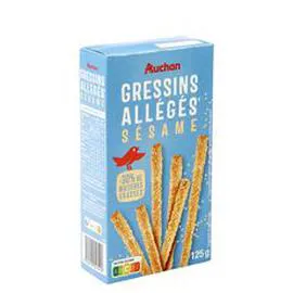 Gressins light au sésame (125g)