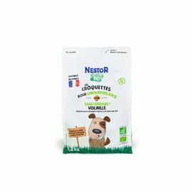 Croquettes pour chien sans céréales volaille bio (1,2kg)