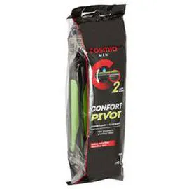 Confort pivot rasoirs jetables à tête pivotante pour peaux sensibles (x10)