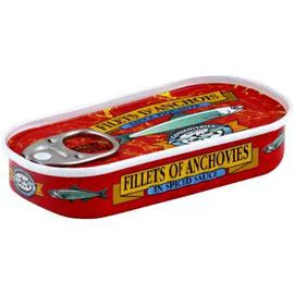 Filets d'anchois sauce piquante (32g)