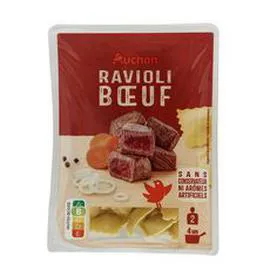 AUCHAN Ravioli au boeuf 300g