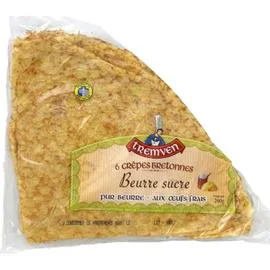 Crêpes bretonnes beurre/sucre (260g)