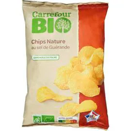 Chips bio nature au sel de Guérande (125g)