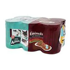 Emincés en sauce Tous les Amis Assortiment 6x400g