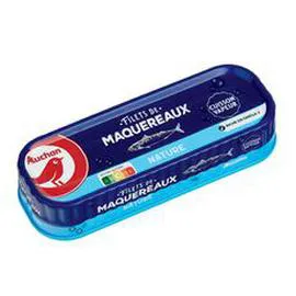 Filets de maquereaux nature (120g)