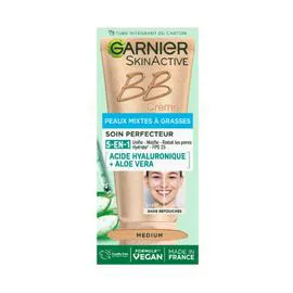 GARNIER, SKINACTIVE BB Crème 5-en-1 Peaux Mixtes à Grasses Teinte Medium 50ml