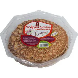 8 Crêpes fraîches moelleuses (440g)