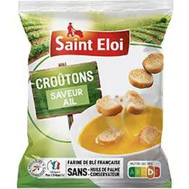 SAINT ELOI Croûtons saveur ail 2x90g