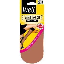 Mi-bas Elastivoile Ibiza taille TU x2 (x2)