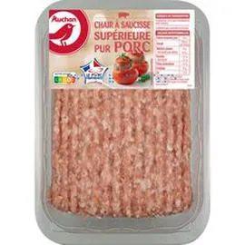 Chair à saucisse pur porc (500g)