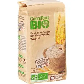 Farine de blé semi complète T110 Bio (1kg)