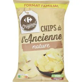 CARREFOUR Chips à l'ancienne nature 300g