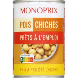 Pois chiches prêts à l emploi (265g)