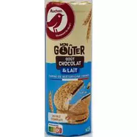 Mon Goûter Biscuits fourrés ronds goût chocolat et lait (300g)