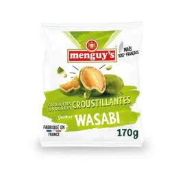 MENGUY'S Cacahuète enrobées croustillante wasabi 170g