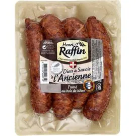 Saucisses Diots de Savoie fumés (4x120g)