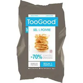 TOOGOOD Biscuit apéritif Too Good PDT-sel et poivre 85g
