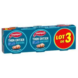 Thon Entier Nature MSC (3x112g)