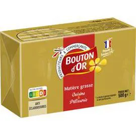 BOUTON D'OR Matière grasse cuisine & pâtisserie 500g