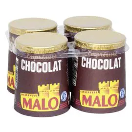 Yaourt empresuré chocolat (4x125g)