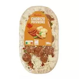 Mini pizza chorizo merguez (180g)