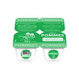 Purée pomme Coupelles (4x95g)