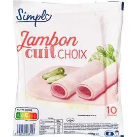 Jambon cuit choix (450g)