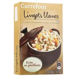 CARREFOUR Haricots lingots blancs 500g