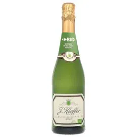 Mousseux bio brut blanc de blancs (75cl)
