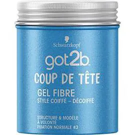 SCHWARZKOPF, GOT2B Gel fibre Coup de tête 100ml
