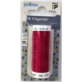 LA BROSSE ET DUPONT, PRIMA Fil Polyester Grenat 200m l'unité