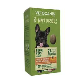 Purge pour chien bouchées vers (x24)