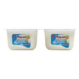 Mousse sur fromage frais nature (4x100g)