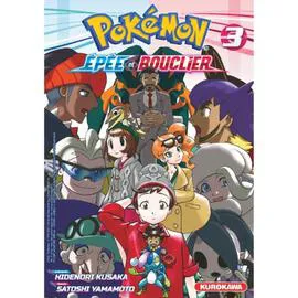 Manga Pokémon epee et bouclier Tome 03 (l'unité)