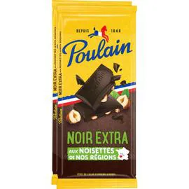 Tablette de chocolat noir extra Noisette (200g)