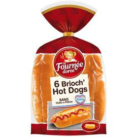 LA FOURNÉE DORÉE Pain pour hot dog 270g