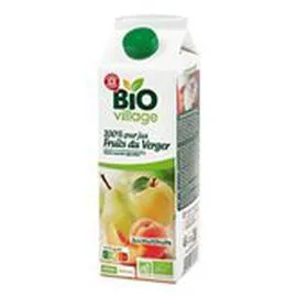 MARQUE REPÈRE, BIO VILLAGE Pur jus de fruits Bio 1l