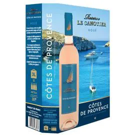 RESERVE LE CANOTIER Vin rosé AOC Cotes de Provence 3l
