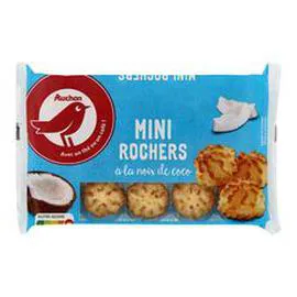 AUCHAN Mini rochers à la noix de coco 220g