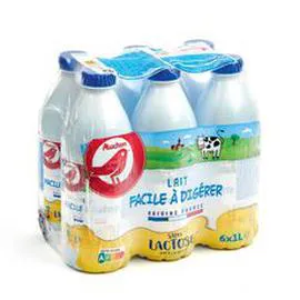 Lait facile à digérer sans lactose UHT (6x1l)