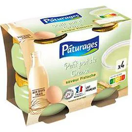 Petit pot de crème saveur pistache (400g)