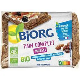 BJORG Pain complet muesli Bio 300g