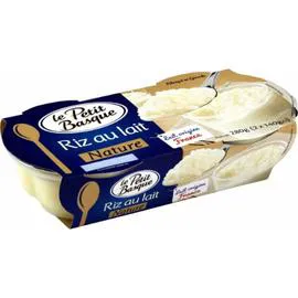 Riz au lait nature (2x140g)