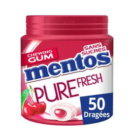 Chewing gum cerise pure fresh sans sucres (100g)
