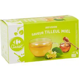 Infusion tilleul saveur miel (25x1,6g)